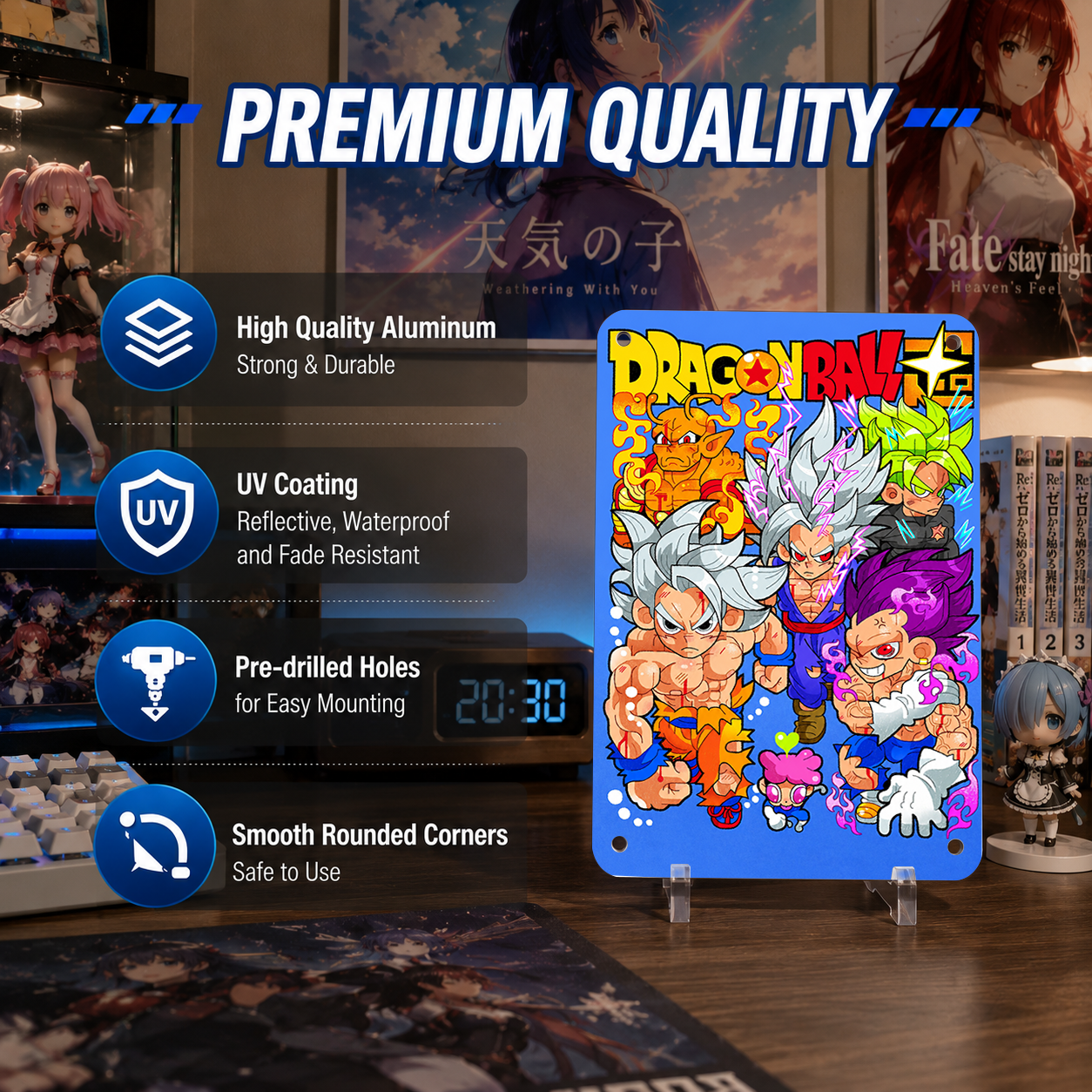 Dragon Ball Heroes Anime Tin Sign - Goku Vegeta Metal Poster - image 6