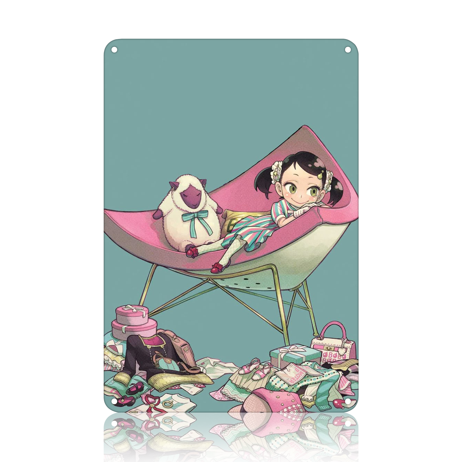 Anya Forger Spy x Family Room Tin Sign - Anime Wall Decor