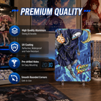 Catch the Rainbow JoJo Anime Tin Sign - Metal Wall Decor - image 6