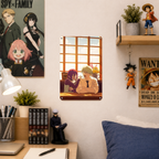 Reze and Denji Chainsaw Man Anime Tin Sign - Metal Decor - image 3