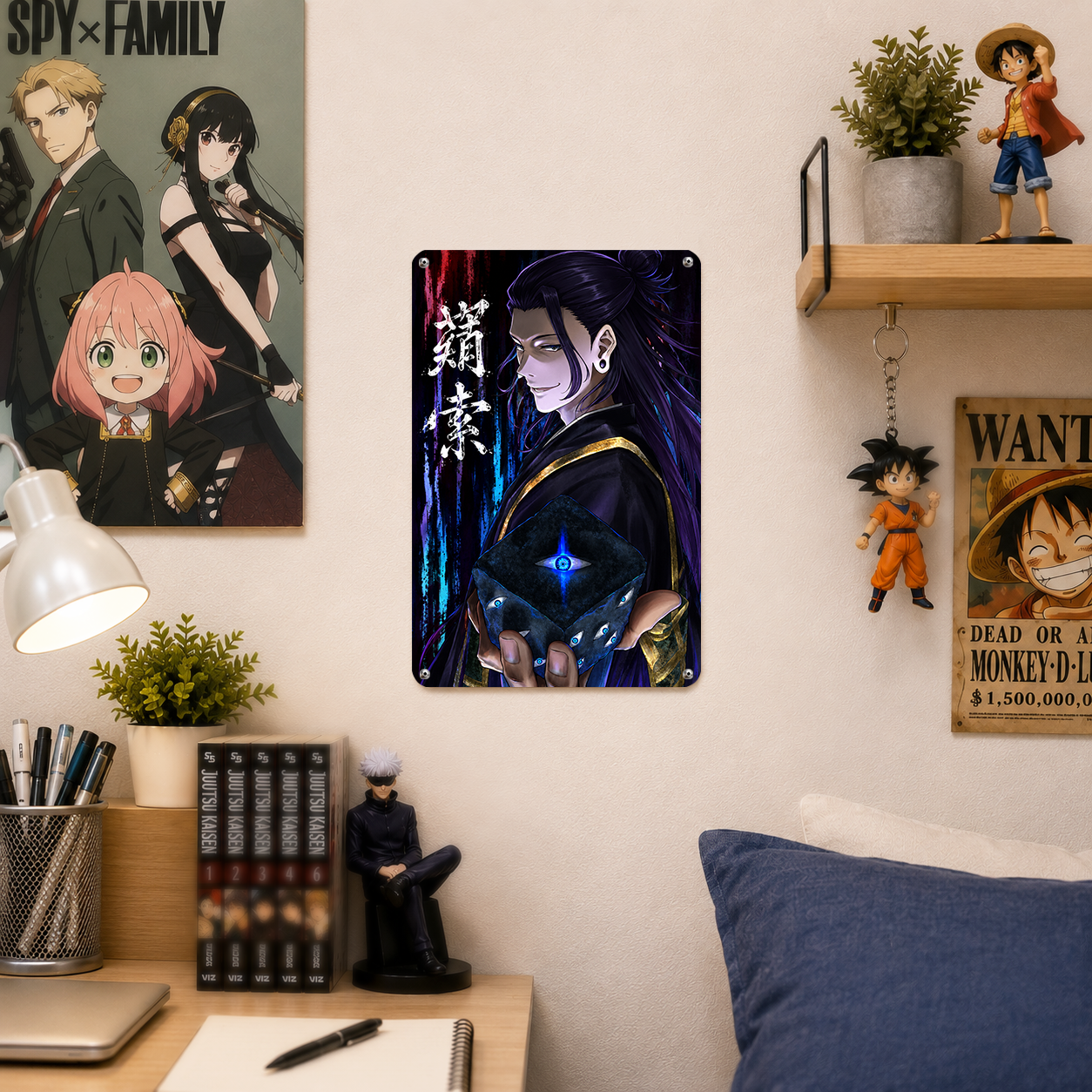 Suguru Geto Jujutsu Kaisen Anime Tin Sign - Metal Poster - image 3