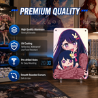 Ai Hoshino Oshi no Ko Anime Tin Sign - Metal Wall Decor - image 6