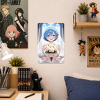 Rem Re Zero Anime Tin Sign - Metal Poster Wall Decor - image 3