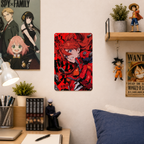 Asuka Evangelion Red Anime Tin Sign - Metal Poster Decor - image 3