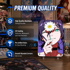 Reze Chainsaw Man Flower Tin Sign - Anime Metal Poster - image 6