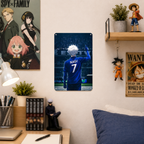 Seishiro Nagi Blue Lock Anime Tin Sign - Metal Poster Decor - image 3
