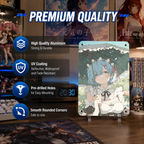 Rem Re Zero Floral Anime Tin Sign - Metal Wall Decor - image 6