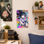 Hinata Hyuga Naruto Anime Tin Sign - Metal Wall Decor - image 3