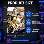 Gyro Zeppeli JoJo Anime Tin Sign - Metal Poster Decor - image 2