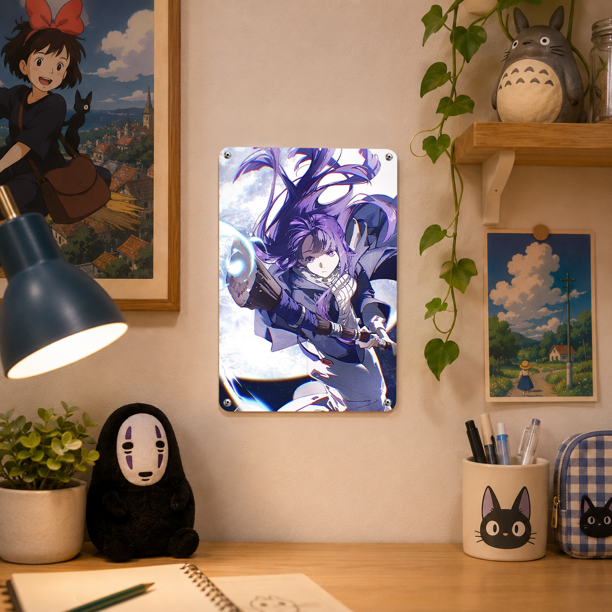 Fern Frieren Magic Anime Tin Sign - Metal Wall Poster - image 4