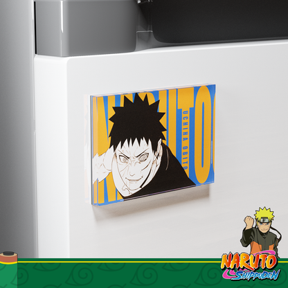 Obito Uchiha Fridge Magnet – Naruto Anime Refrigerator Magnet, Anime Decor Gift for Fans