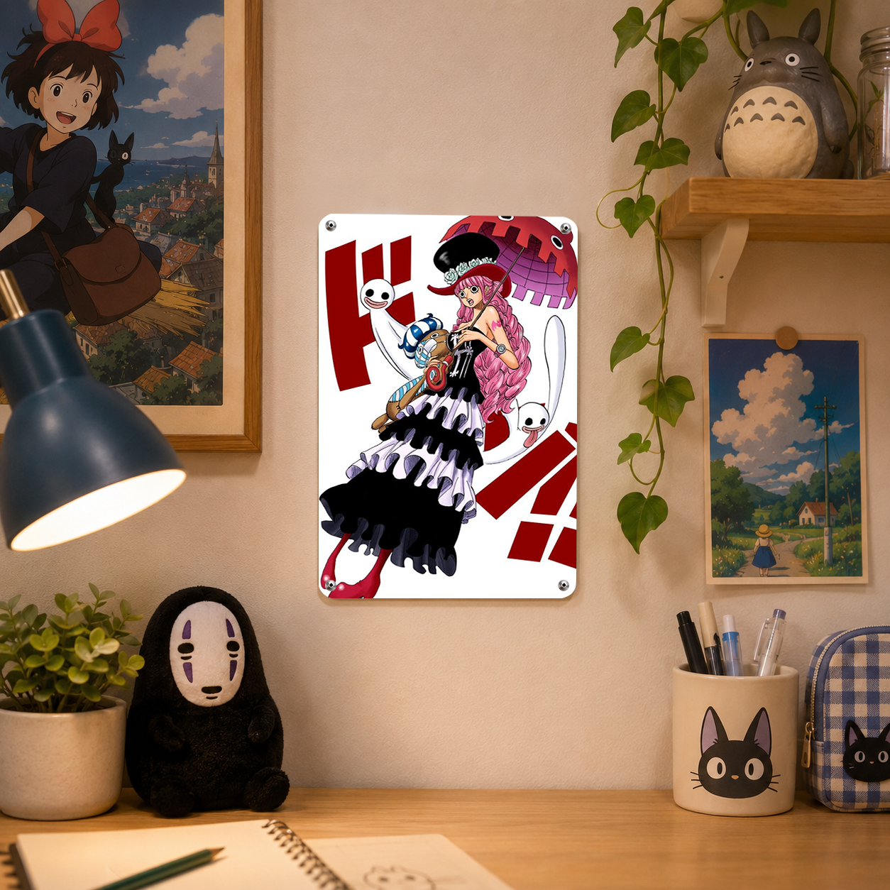 Perona One Piece Anime Tin Sign - Metal Poster Wall Art - image 4