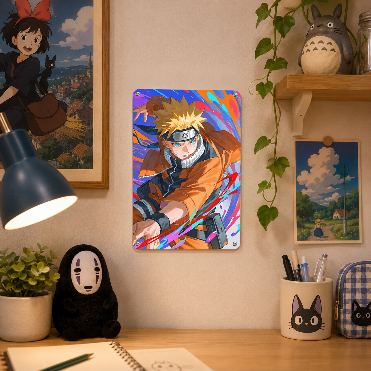 Naruto Uzumaki Anime Tin Sign - Metal Poster Room Decor - image 4