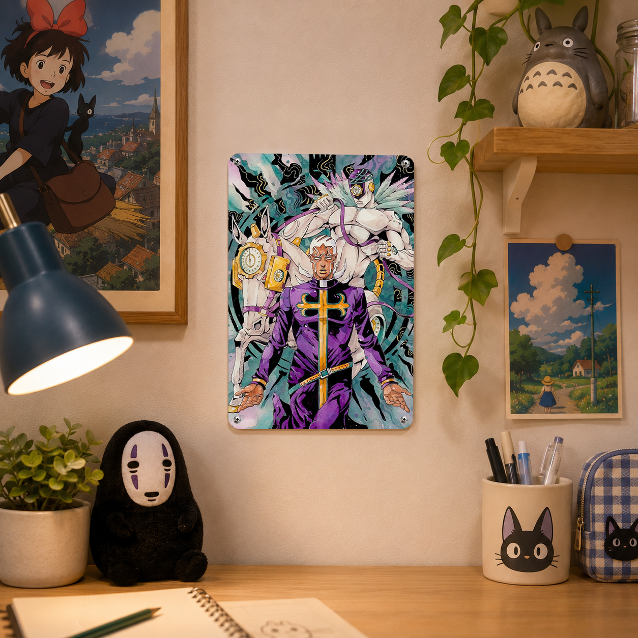 Made in Heaven JoJo Anime Tin Sign - Metal Wall Poster - image 4