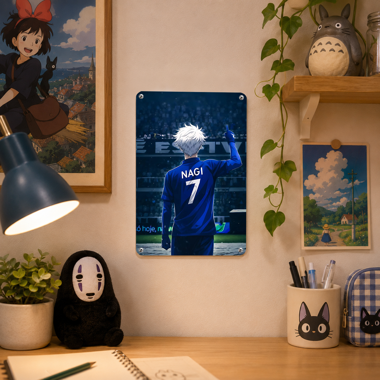 Seishiro Nagi Blue Lock Anime Tin Sign - Metal Poster Decor - image 4