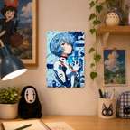 Rei Ayanami Evangelion Anime Tin Sign - Metal Wall Poster - image 4