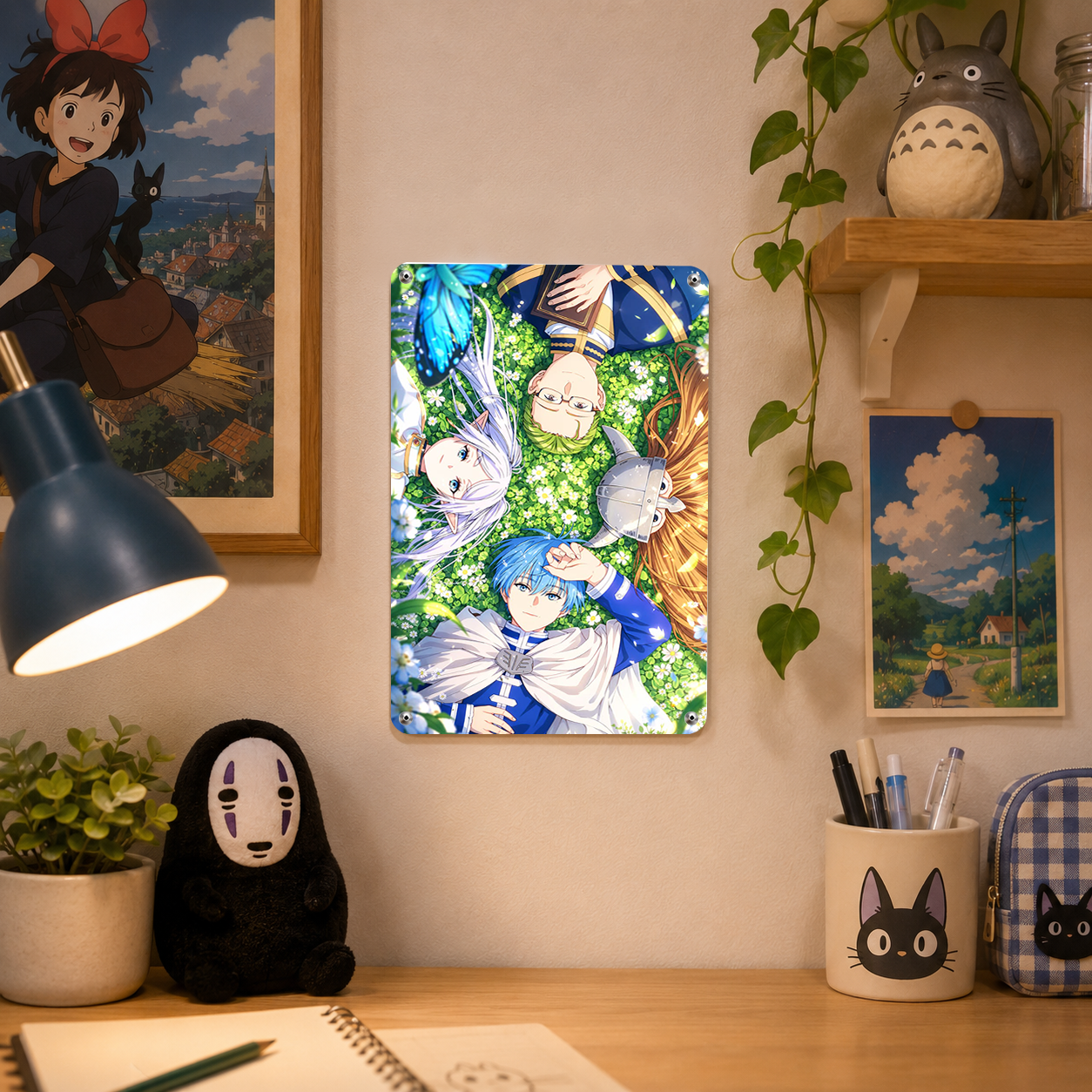 Frieren Party Anime Tin Sign - Metal Wall Poster Decor - image 4