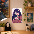 Ai Hoshino Oshi no Ko Anime Tin Sign - Metal Wall Decor - image 4