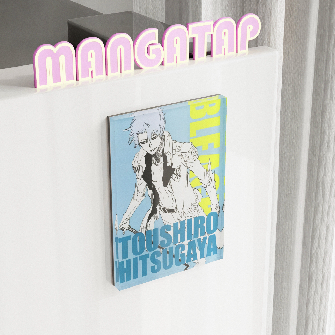 Hitsugaya Toushirou Bleach Magnet – Anime Refrigerator Magnet for Fans & Desk Setup Decor