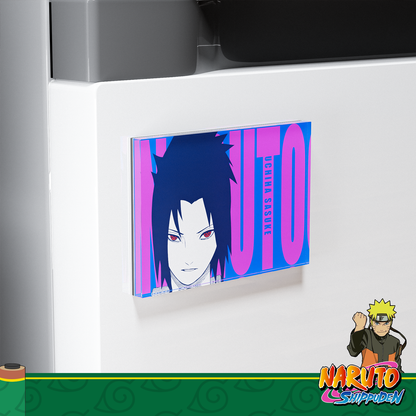 Sasuke Uchiha Fridge Magnet – Naruto Anime Refrigerator Magnet, Anime Decor Gift for Fans