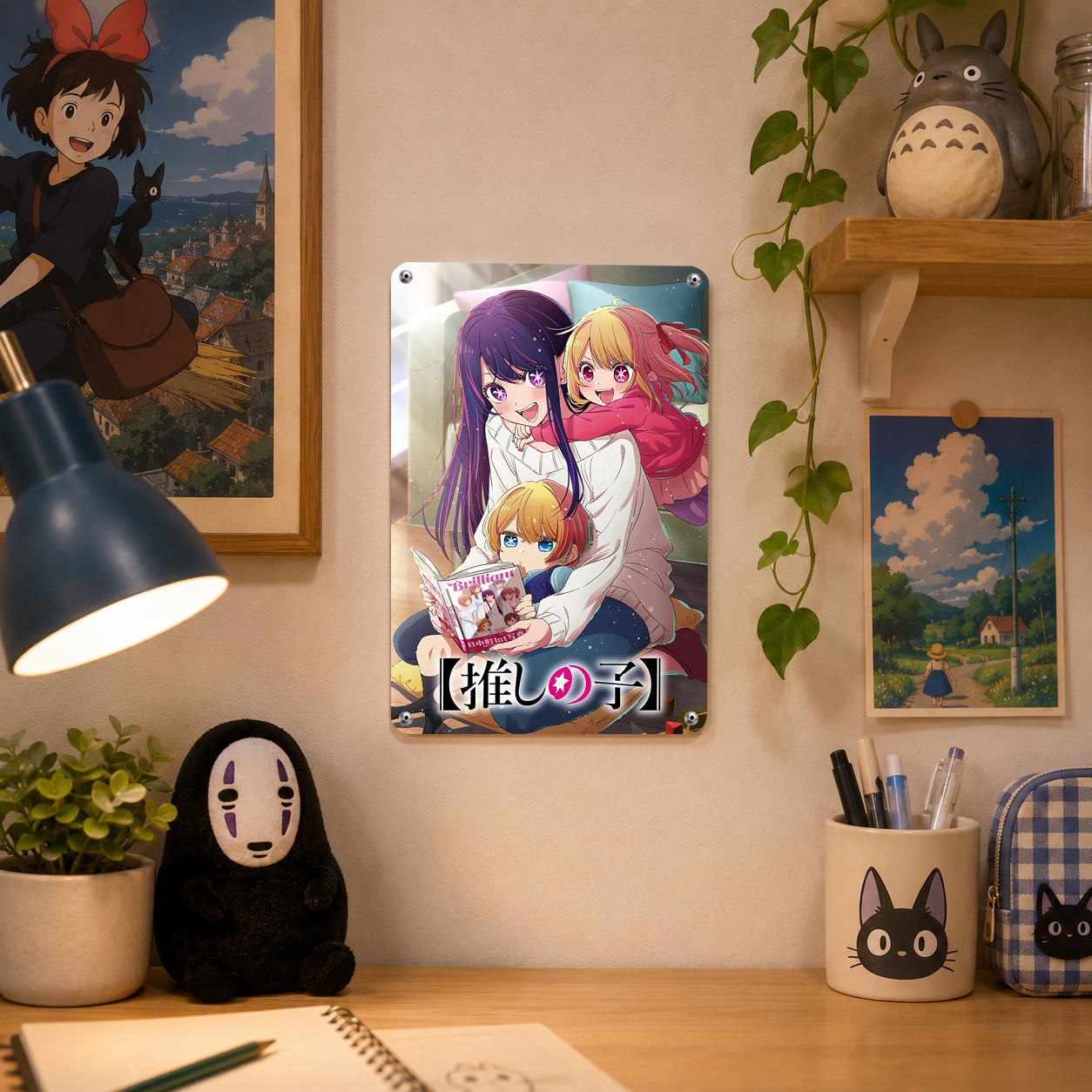 Ai Ruby Aqua Oshi no Ko Anime Tin Sign - Metal Poster - image 4