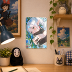Frieren Elf Anime Tin Sign - Metal Wall Decor - image 4