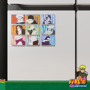 Akatsuki Fridge Magnets Set (9PCS) – Naruto Anime Refrigerator Magnets, Anime Decor Gift for Fans