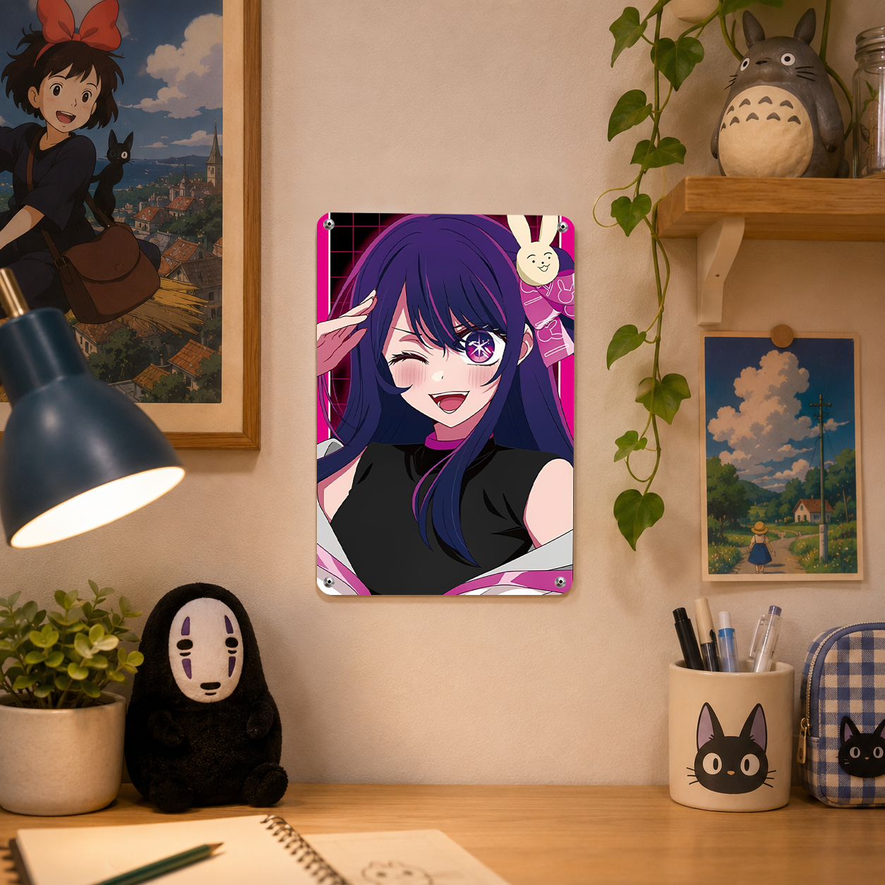Ai Hoshino Idol Anime Tin Sign - Oshi no Ko Metal Poster - image 4