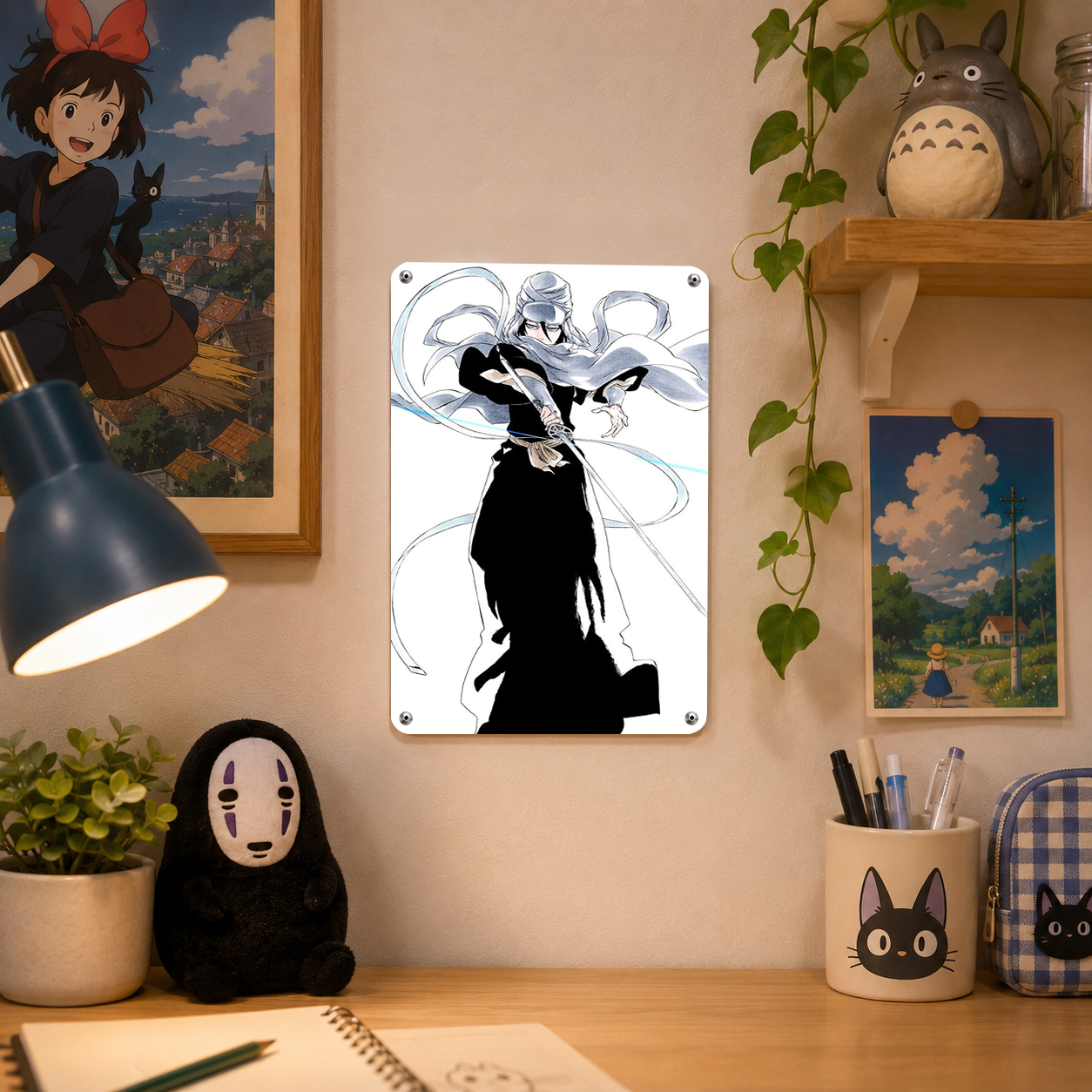 Ichigo Kurosaki Hollow Bleach Anime Tin Sign - Metal Poster - image 4
