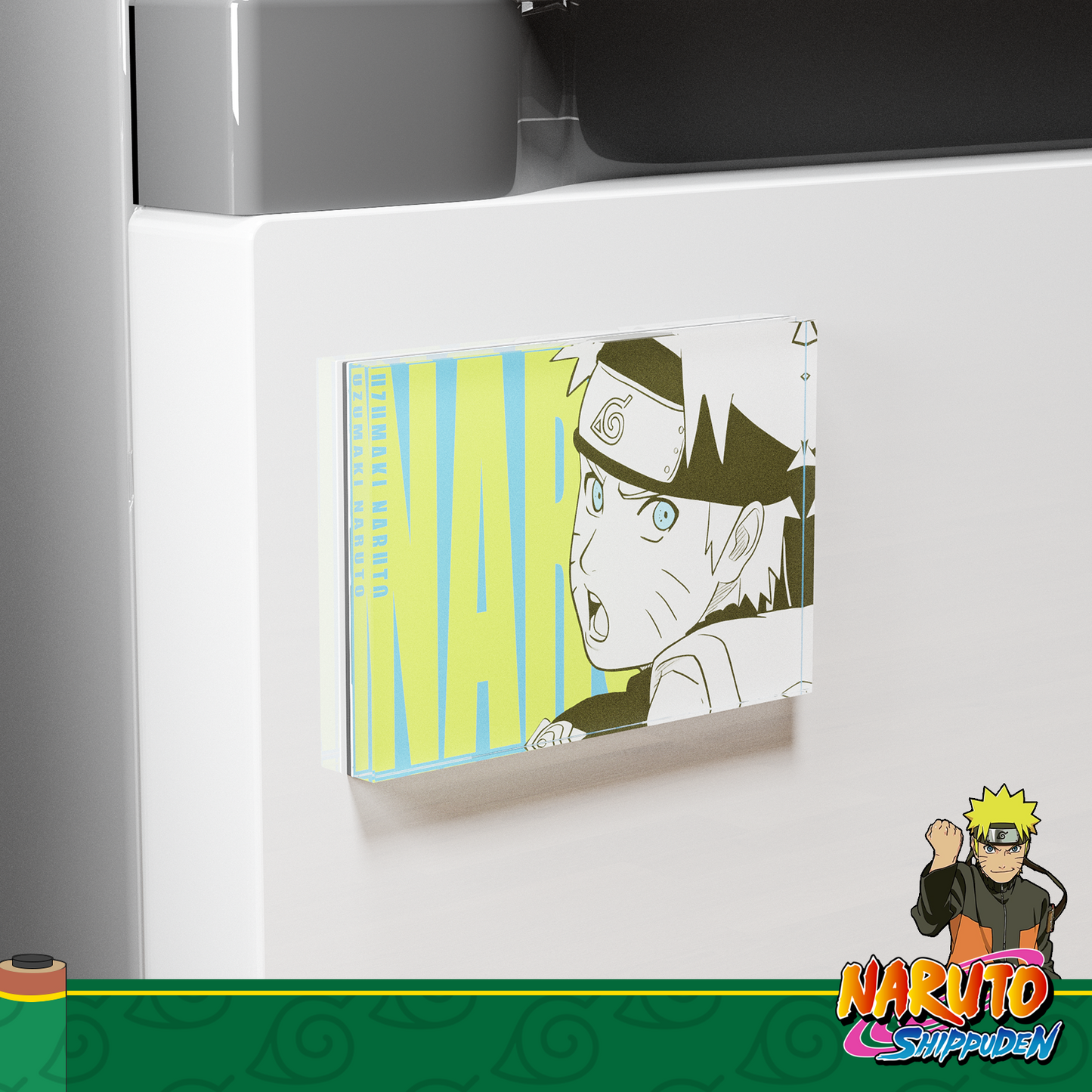 Naruto Uzumaki Fridge Magnet – Naruto Anime Refrigerator Magnet, Anime Decor Gift for Fans