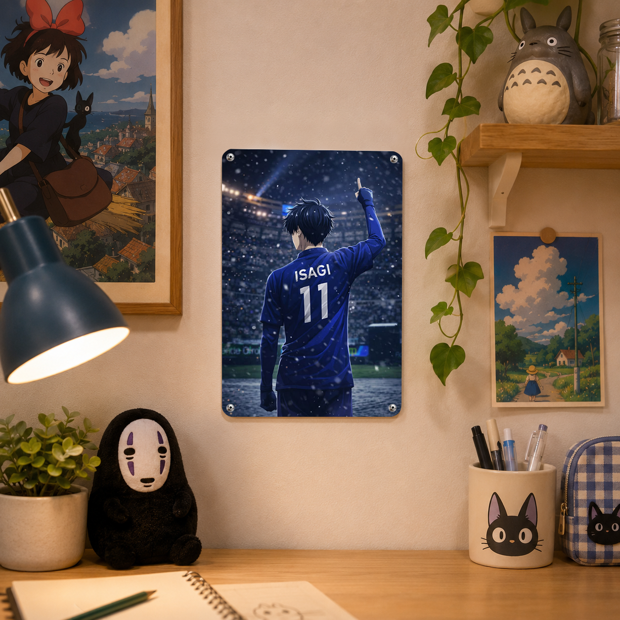 Yoichi Isagi Blue Lock Anime Tin Sign - Metal Wall Poster - image 4