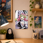 Mitsuri Kanroji Demon Slayer Anime Tin Sign - Metal Wall Art - image 4