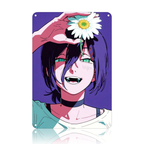 Reze Chainsaw Man Smile Tin Sign - Metal Wall Poster