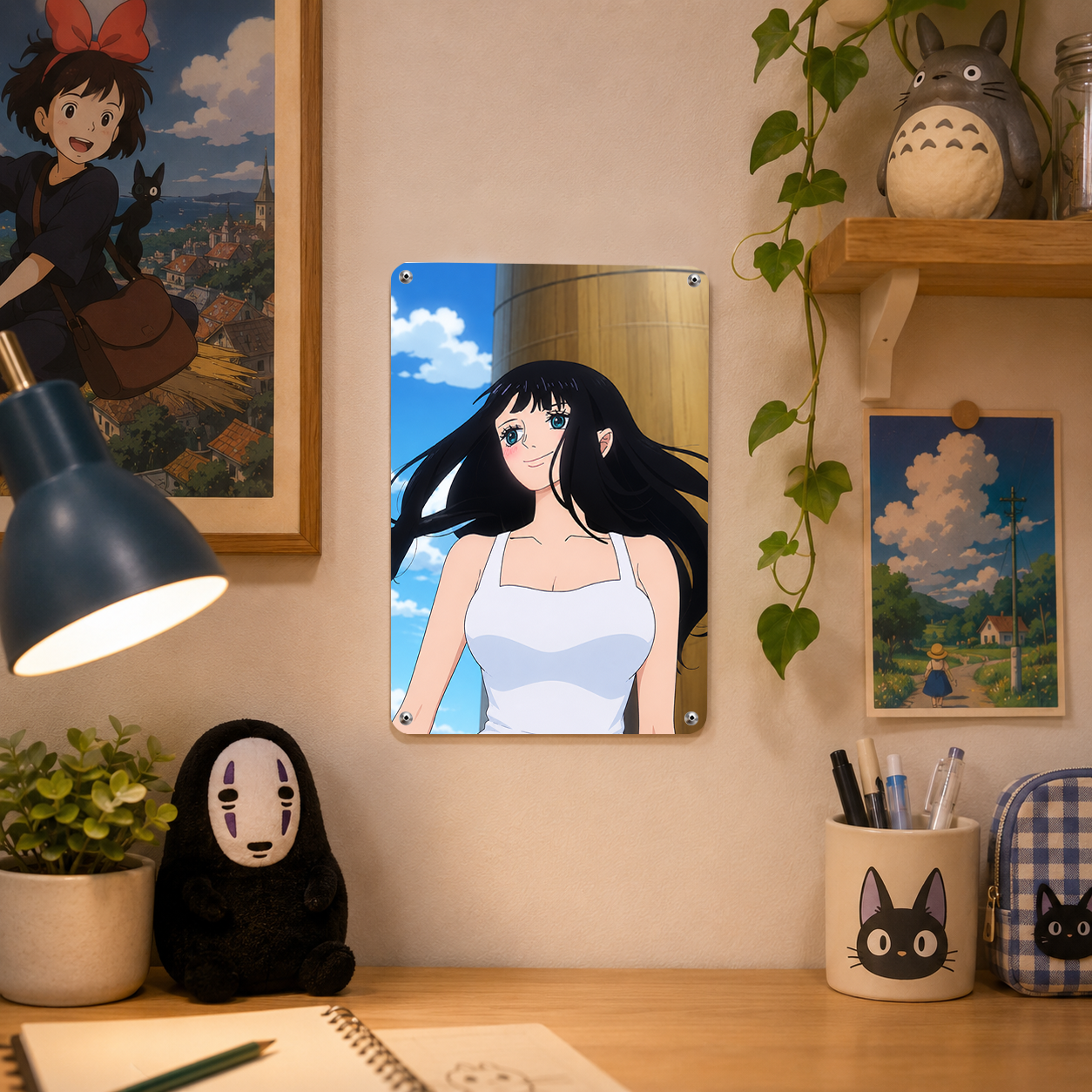 Nico Robin One Piece Metal Tin Sign - Anime Room Decor - image 4
