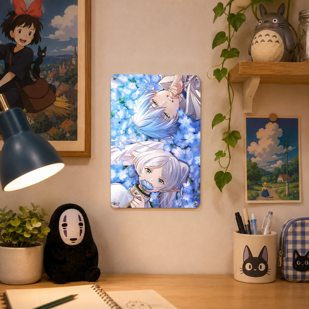 Frieren Cute Anime Tin Sign - Metal Poster Room Decor - image 4