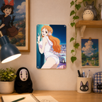 Nami One Piece Anime Tin Sign - Metal Poster Wall Decor - image 4