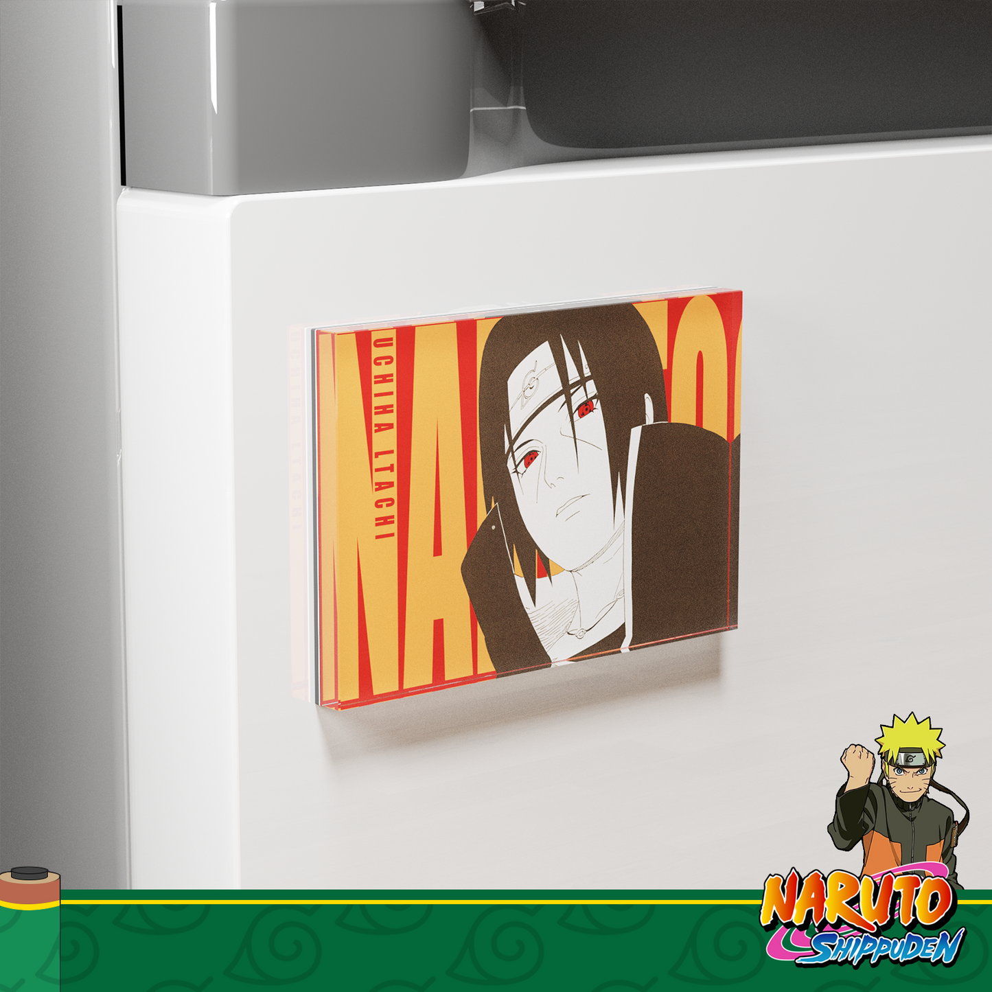 Itachi Uchiha Fridge Magnet – Naruto Anime Refrigerator Magnet, Anime Decor Gift for Fans