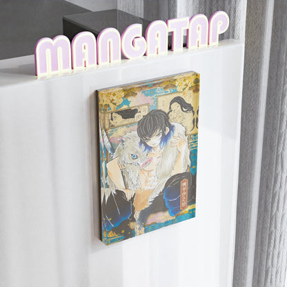 Demon slayer Inosuke Hashibira Boar Mask Anime Fridge Magnet Wild Decor Gift