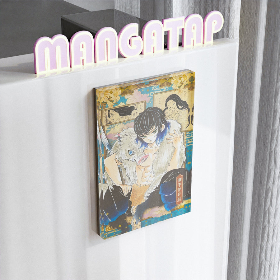 Demon slayer Inosuke Hashibira Boar Mask Anime Fridge Magnet Wild Decor Gift