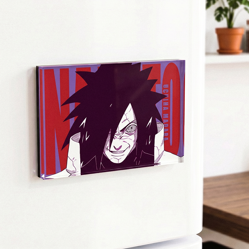 1PCS Naruto Character Fridge Magnet – Acrylic Anime Refrigerator Magnet Collectible Decor