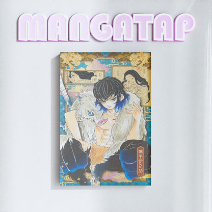 Demon slayer Inosuke Hashibira Boar Mask Anime Fridge Magnet Wild Decor Gift