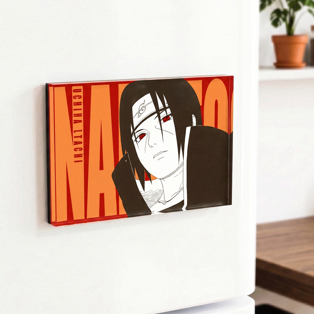 1PCS Naruto Character Fridge Magnet – Acrylic Anime Refrigerator Magnet Collectible Decor