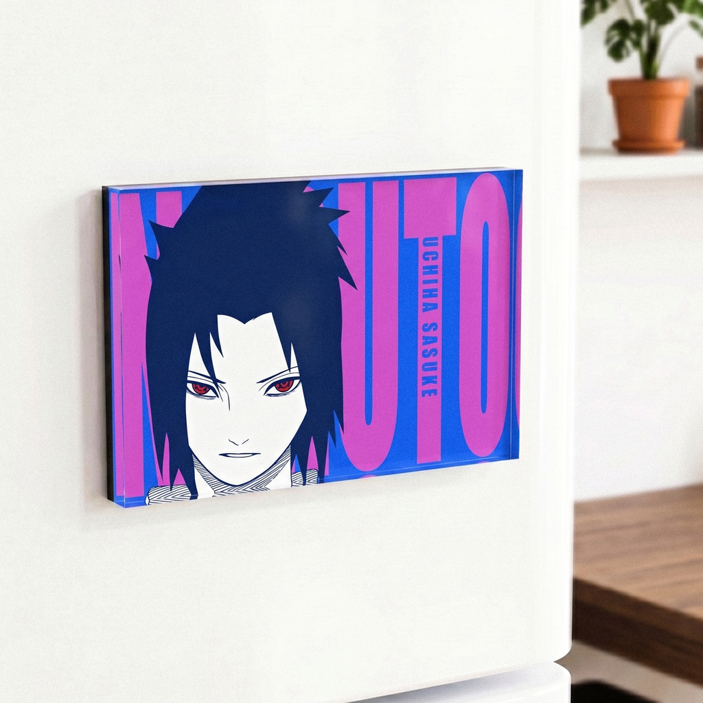1PCS Naruto Character Fridge Magnet – Acrylic Anime Refrigerator Magnet Collectible Decor