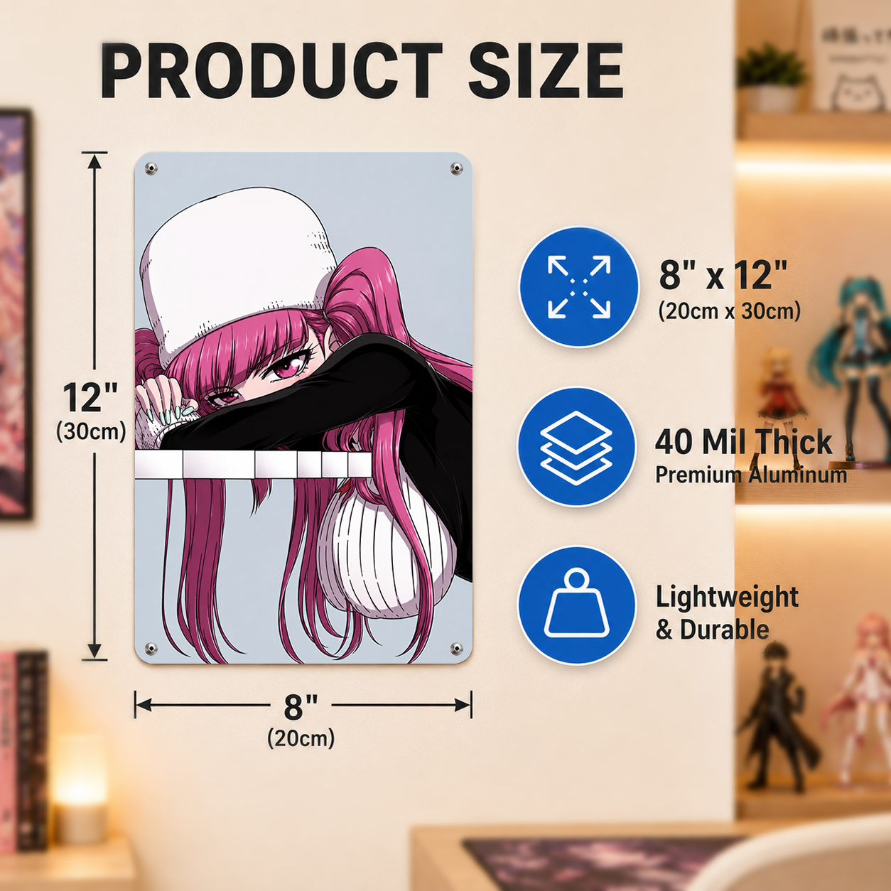 Yoruichi Shihoin Bleach Anime Tin Sign - Metal Wall Art - image 7