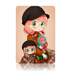 Anya Forger Cute Spy x Family Tin Sign - Anime Metal Poster
