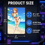 Nami Beach One Piece Anime Tin Sign - Metal Room Decor - image 7