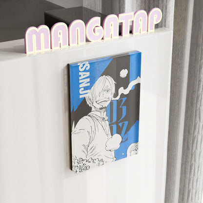 One Piece Sanji Anime Refrigerator Magnet – Stylish Acrylic Fridge Magnet for Anime Decor