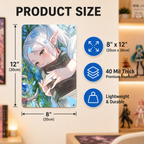 Frieren Elf Anime Tin Sign - Metal Wall Decor - image 7