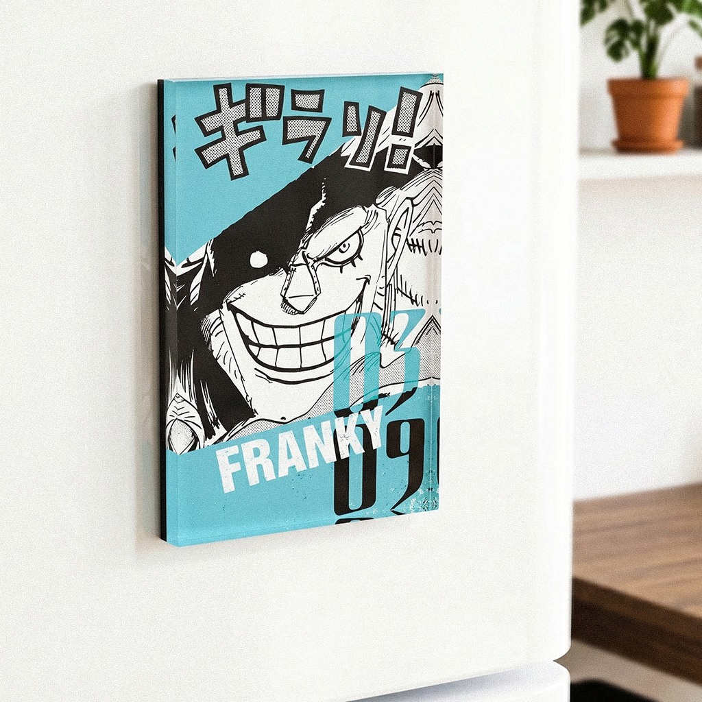 1Pcs One Piece Character Fridge Magnet – Acrylic Anime Refrigerator Magnet Collectible Decor