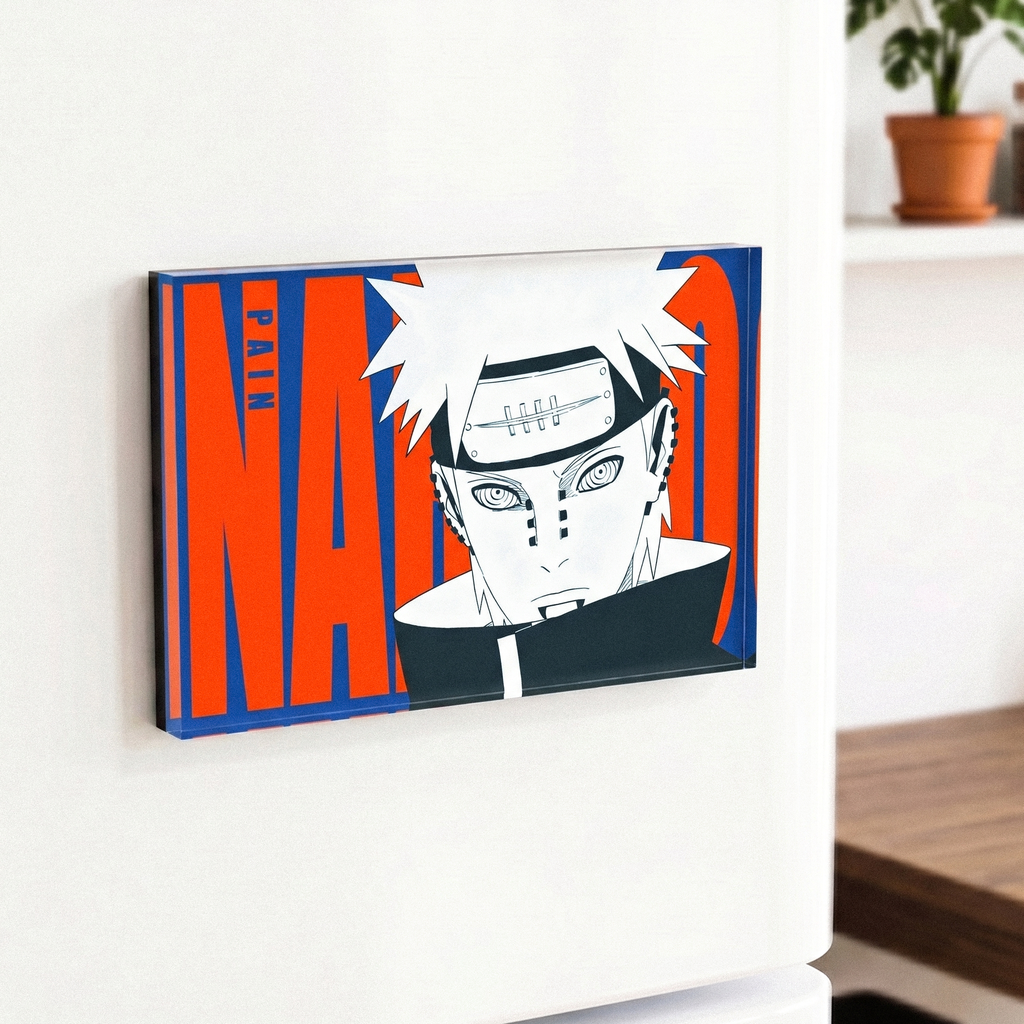 1PCS Naruto Character Fridge Magnet – Acrylic Anime Refrigerator Magnet Collectible Decor